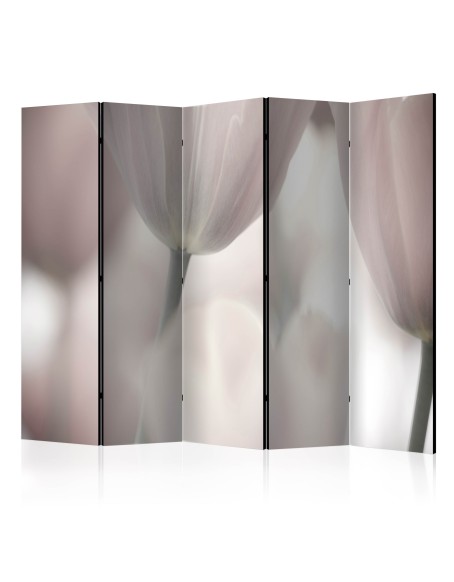 Параван - Tulips fine art - black and white II [Room Dividers]