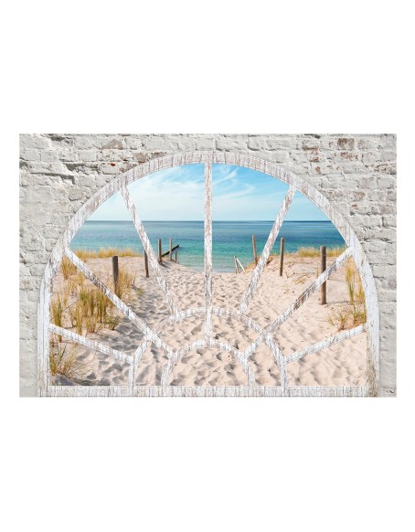 Фототапет - Window View - Beach