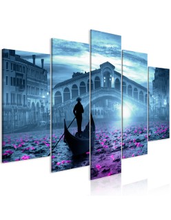 Картина - Magic Venice (5 Parts) Wide Blue