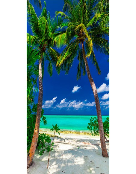 Фототапет за врата - Photo wallpaper - Island, beach I