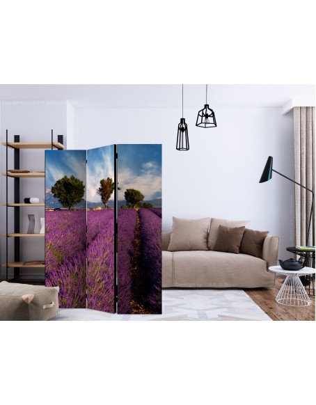 Параван - Lavender field in Provence, France [Room Dividers]