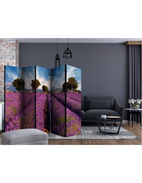 Параван - Lavender field in Provence, France II [Room Dividers]