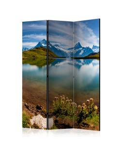 Параван - Lake with mountain reflection, Switzerland [Room Dividers]