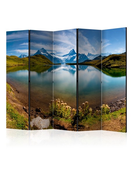 Параван - Lake with mountain reflection, Switzerland II [Room Dividers]