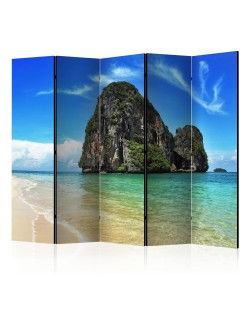 Параван - Exotic landscape in Thailand, Railay beach II [Room Dividers]