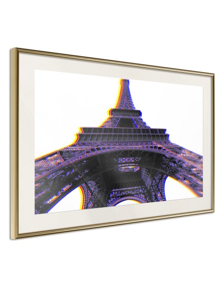 Плакат - Symbol of Paris (Purple)