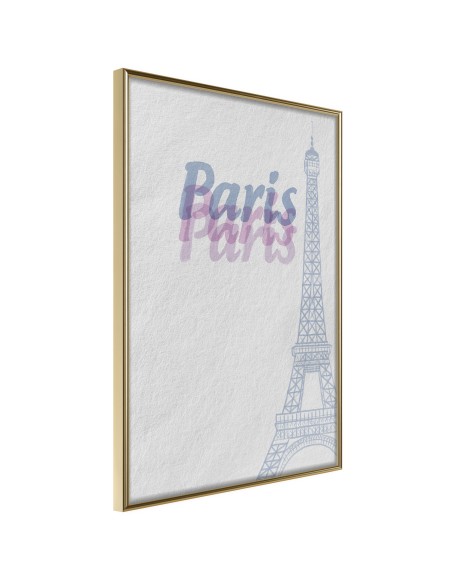 Плакат - Pastel Paris