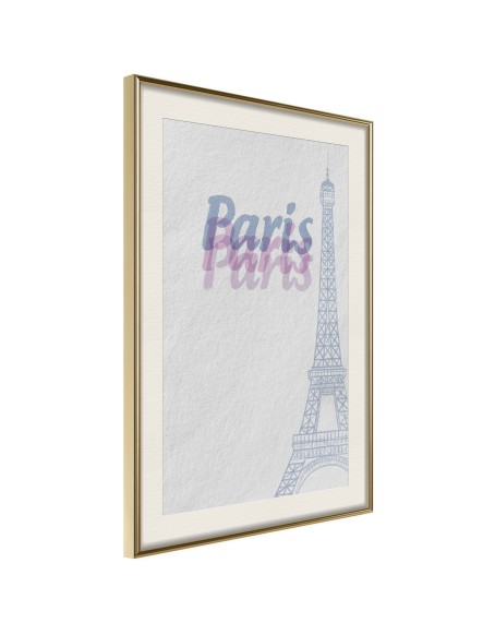 Плакат - Pastel Paris