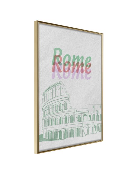 Плакат - Pastel Rome