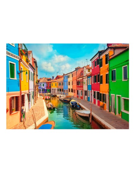 Фототапет -  Colorful Canal in Burano