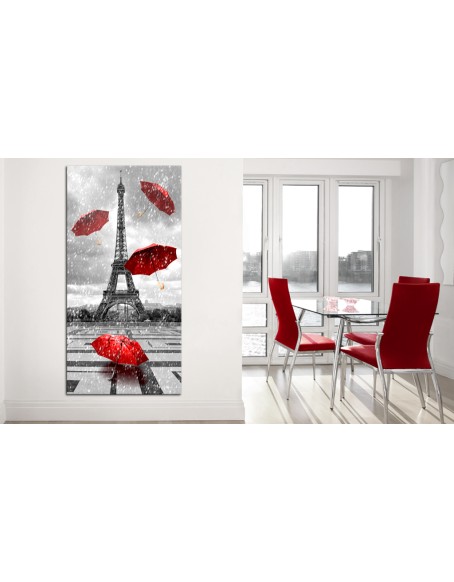 Картина - Paris: Red Umbrellas