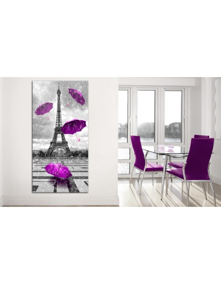 Картина - Paris: Purple Umbrellas