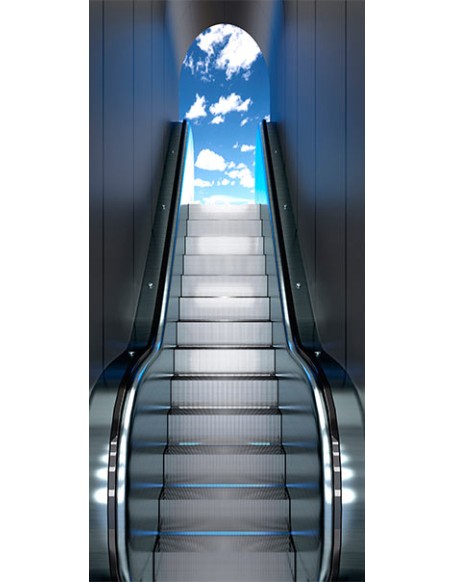 Фототапет за врата -  Escalator