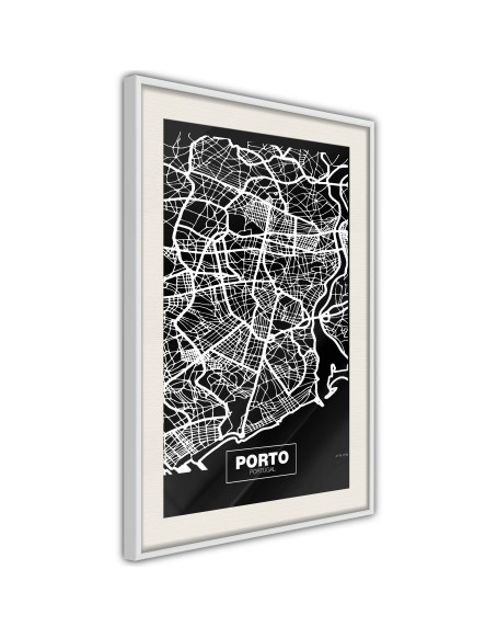 Плакат - City Map: Porto (Dark)