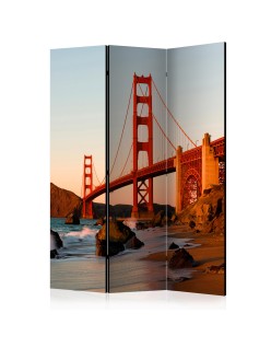 Параван - Golden Gate Bridge - sunset, San Francisco [Room Dividers]