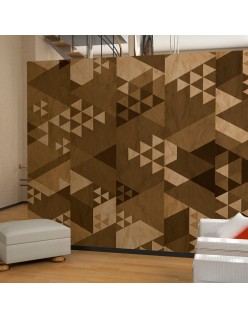 Фототапет - Brown patchwork