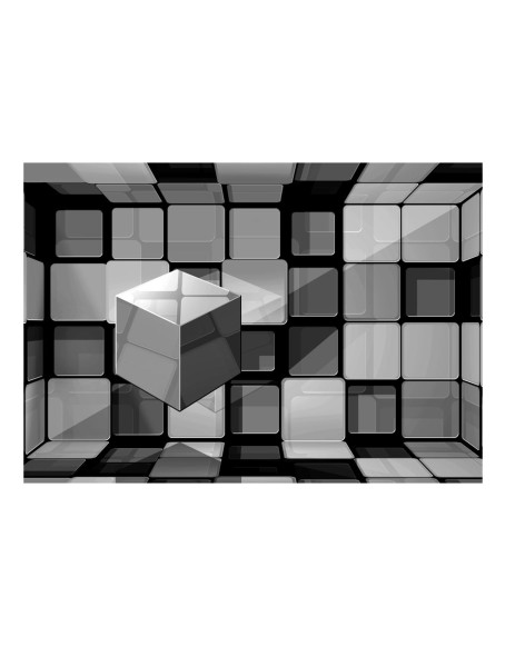 Фототапет - Rubik's cube in gray