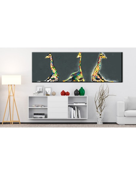 Картина - Colourful Giraffes