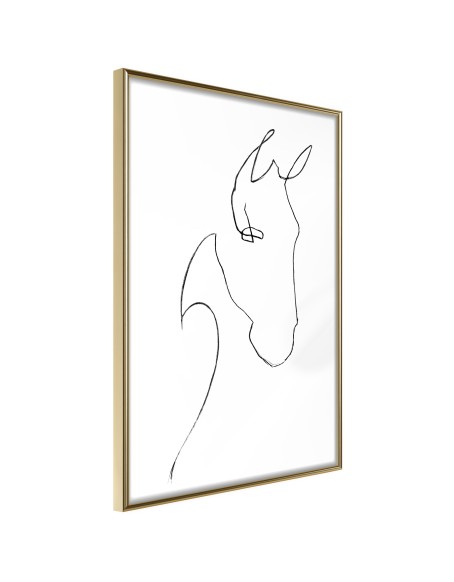 Плакат - Sketch of a Horse's Head