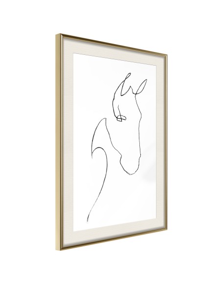 Плакат - Sketch of a Horse's Head