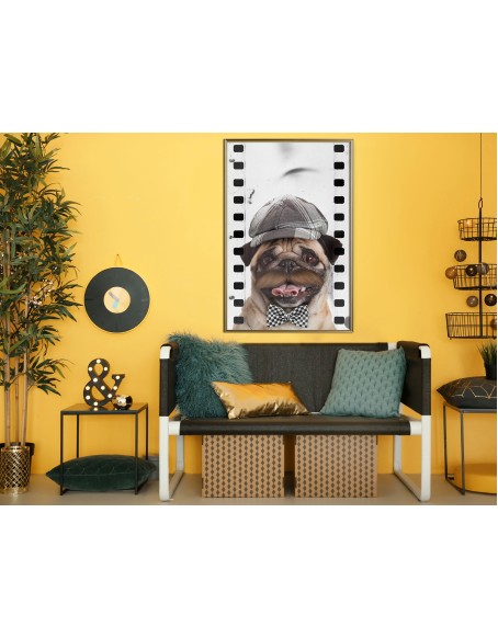 Плакат - Dressed Up Pug