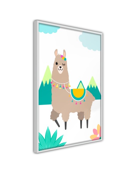 Плакат - Playful Llama