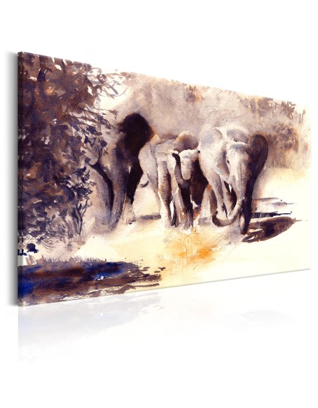 Картина - Watercolour Elephants