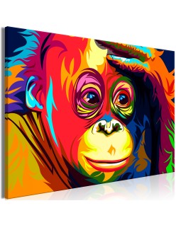 Картина - Colourful Orangutan (1 Part) Wide