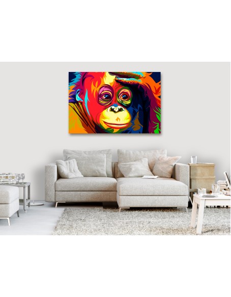 Картина - Colourful Orangutan (1 Part) Wide