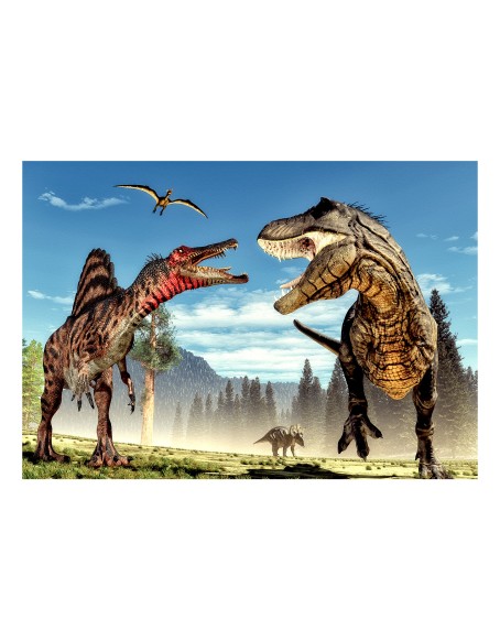 Фототапет - Fighting Dinosaurs