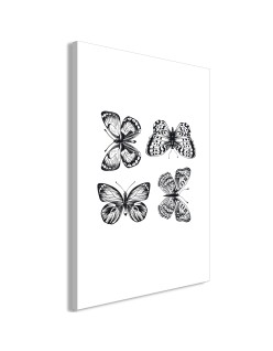 Картина - Four Butterflies (1 Part) Vertical