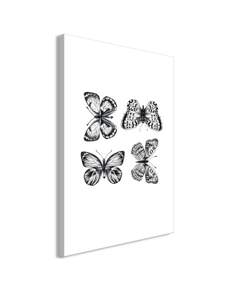 Картина - Four Butterflies (1 Part) Vertical