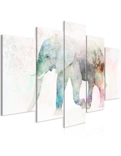 Картина - Painted Elephant (5 Parts) Wide