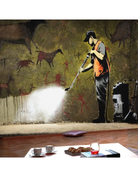 Фототапет - Banksy - Cave Painting