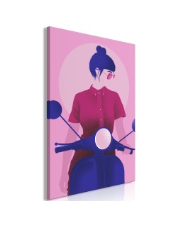 Картина - Girl on Scooter (1 Part) Vertical