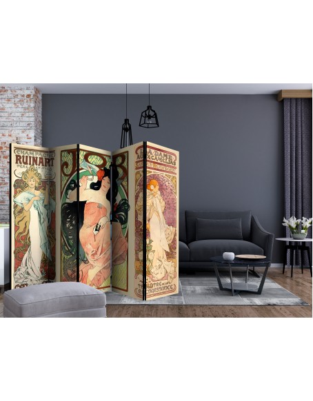 Параван - Alphonse Mucha. Women's II [Room Dividers]