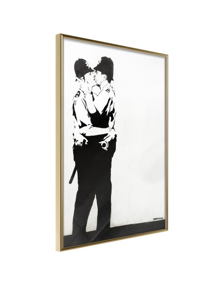 Плакат - Banksy: Kissing Coppers II