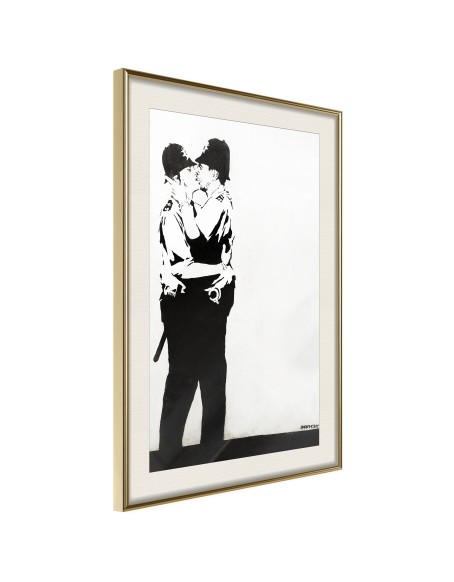 Плакат - Banksy: Kissing Coppers II