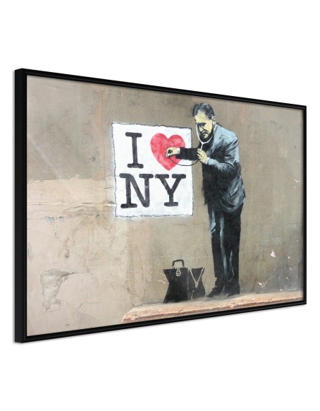 Плакат - Banksy: I Heart NY