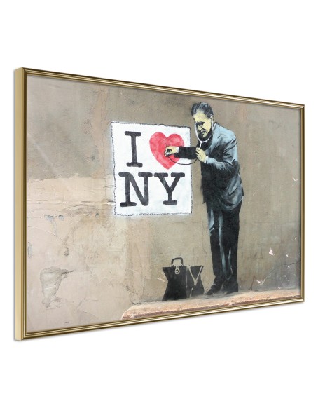 Плакат - Banksy: I Heart NY