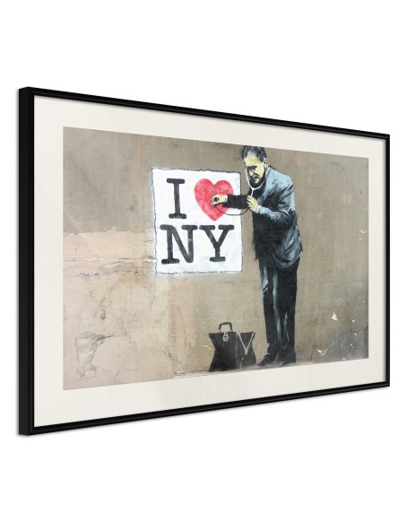 Плакат - Banksy: I Heart NY