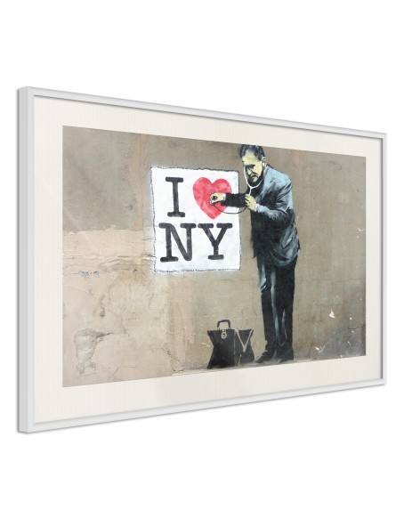 Плакат - Banksy: I Heart NY