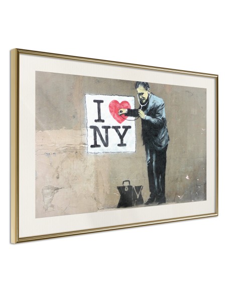 Плакат - Banksy: I Heart NY