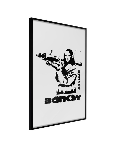 Плакат - Banksy: Mona Lisa with Bazooka I