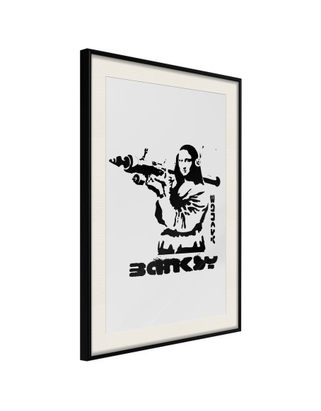 Плакат - Banksy: Mona Lisa with Bazooka I