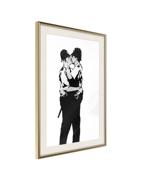 Плакат - Banksy: Kissing Coppers I