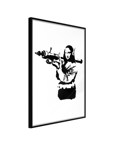 Плакат - Banksy: Mona Lisa with Bazooka II