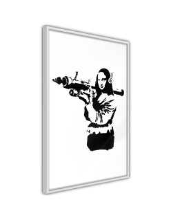 Плакат - Banksy: Mona Lisa with Bazooka II