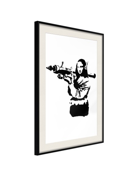 Плакат - Banksy: Mona Lisa with Bazooka II