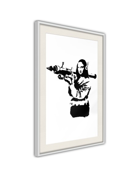 Плакат - Banksy: Mona Lisa with Bazooka II